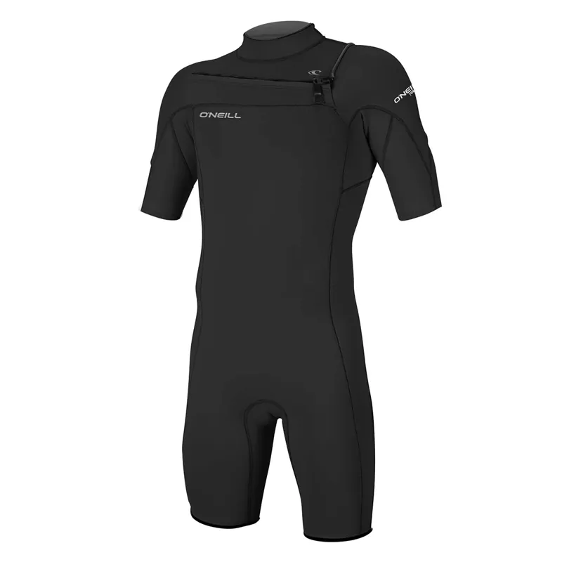 O'Neill Hammer 2mm Chest Zip Shorty Wetsuit in Black