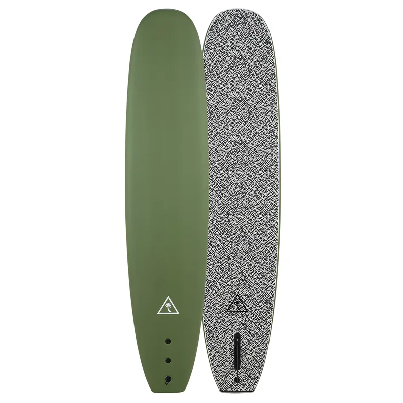 Catch Surf Heritage Noserider 8ft 06 Soft Surfboard in Military Green