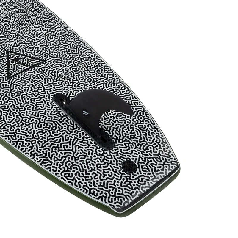 Catch Surf Heritage Noserider 8ft 06 Soft Surfboard in Military Green-1