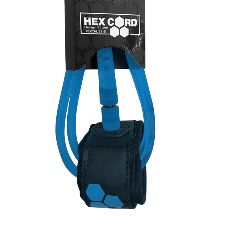 Channel Islands Hex Cord Leash in Blue