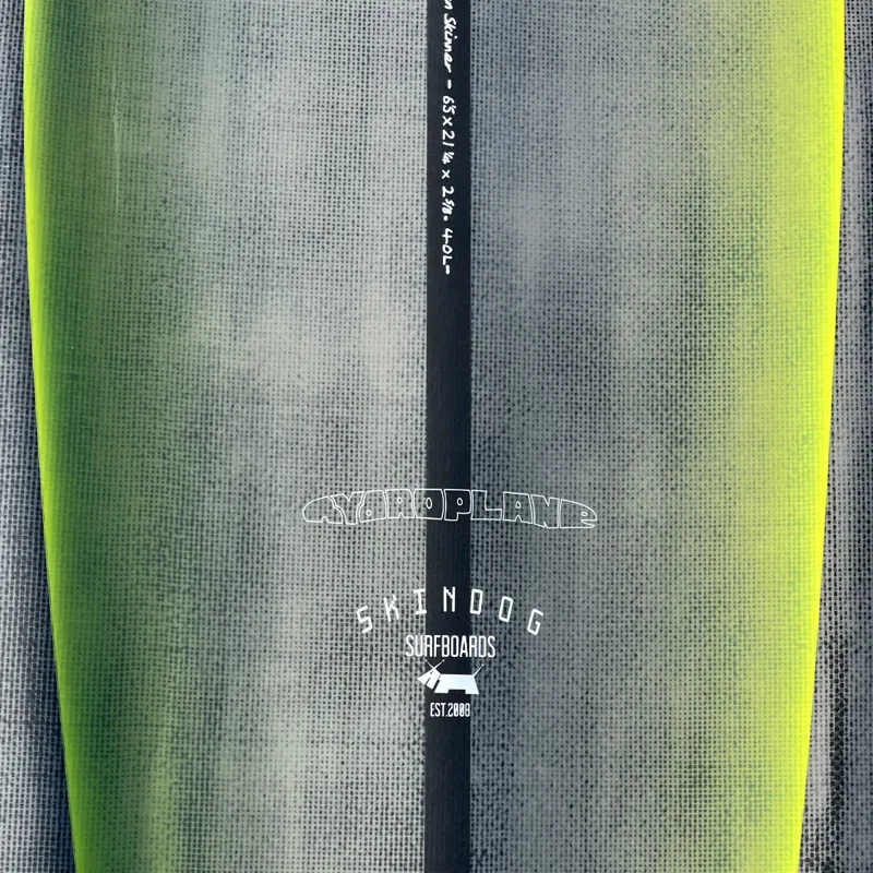 Thunderbolt Surfboards Skindog Hydroplane in Yellow/Carbon - FCS2-9