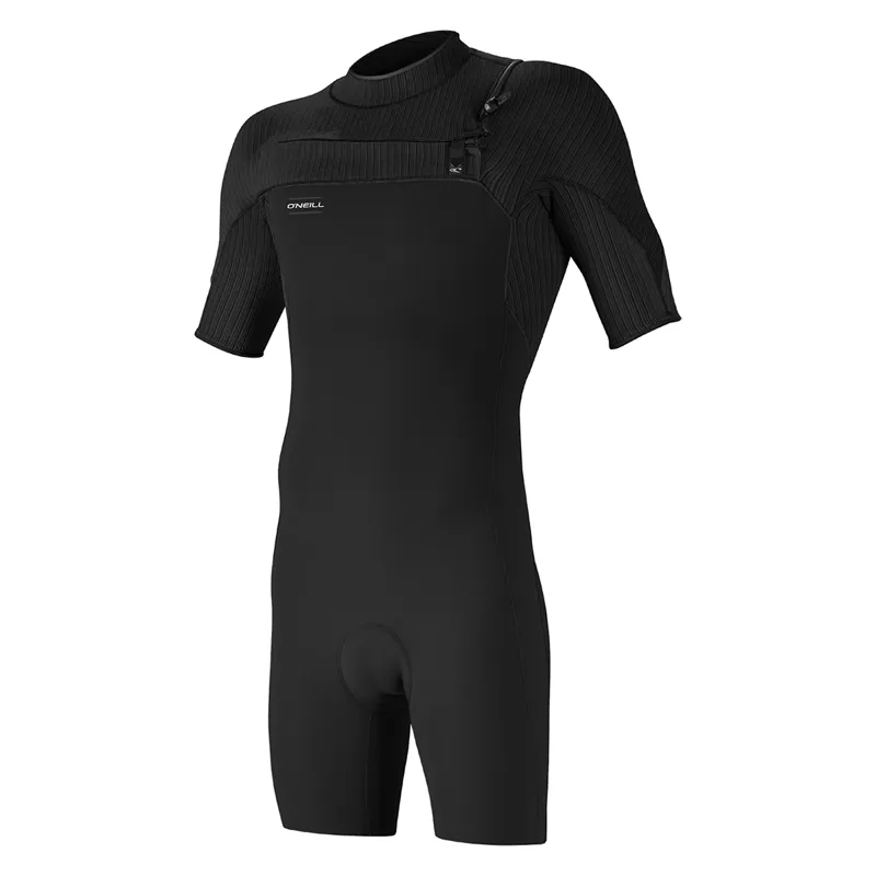 O'Neill Hyperfreak 2mm Chest Zip Shorty Wetsuit in Black