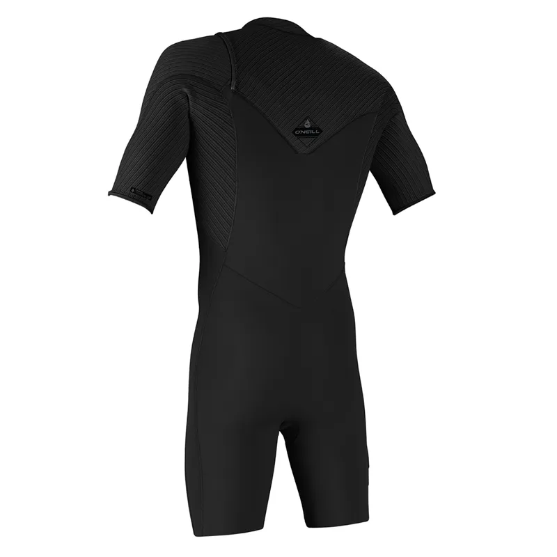 O'Neill Hyperfreak 2mm Chest Zip Shorty Wetsuit in Black-1