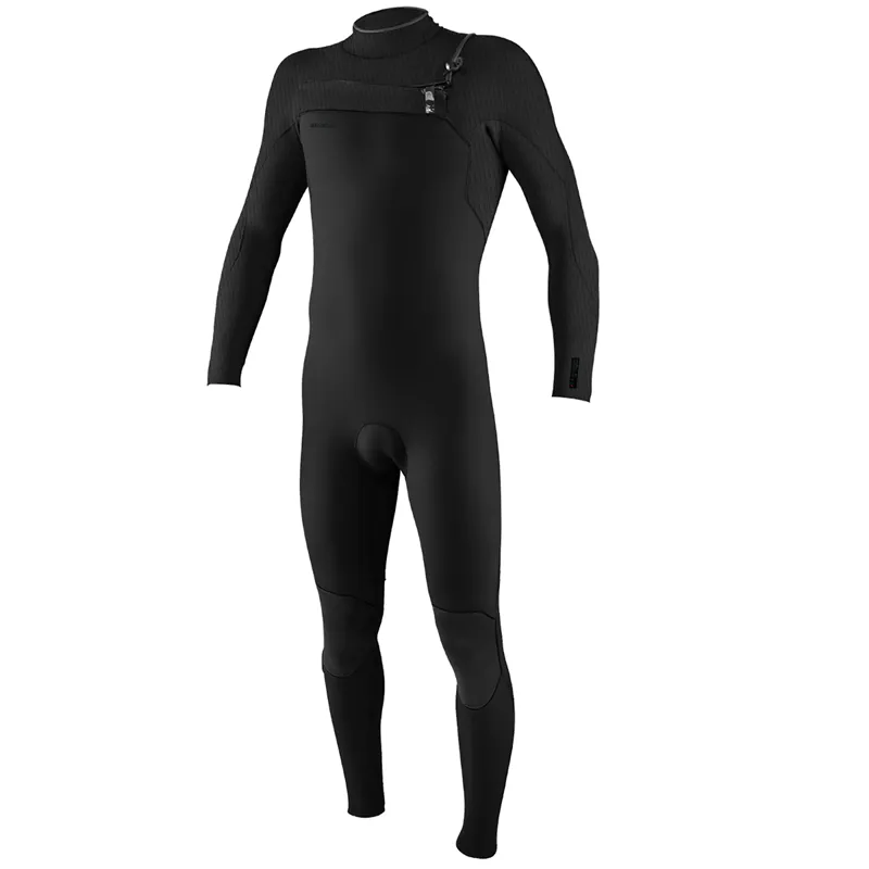 O'Neill Hyperfreak 3-2mm+ Chest Zip Wetsuit in Black