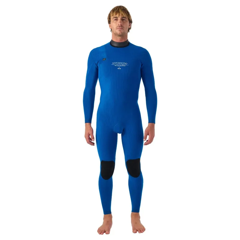 O'Neill Hyperfreak 3-2mm+ Chest Zip Wetsuit in Raven/Army-5