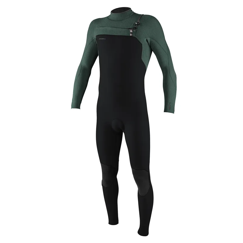 O'Neill Hyperfreak 4/3mm+ Chest Zip Wetsuit in Arabica/Chimera