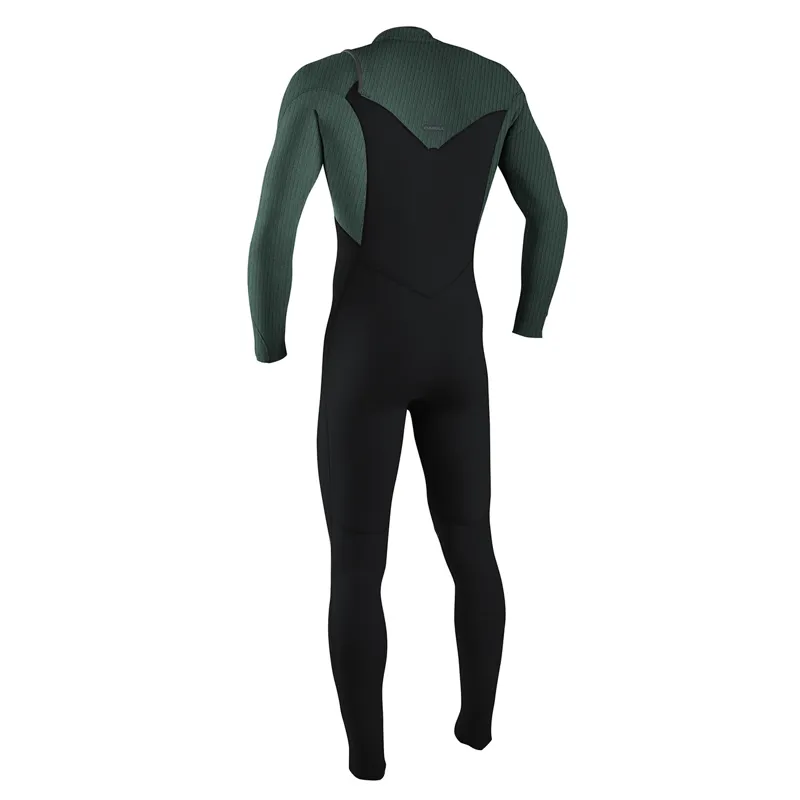 O'Neill Hyperfreak 4/3mm+ Chest Zip Wetsuit in Arabica/Chimera-1