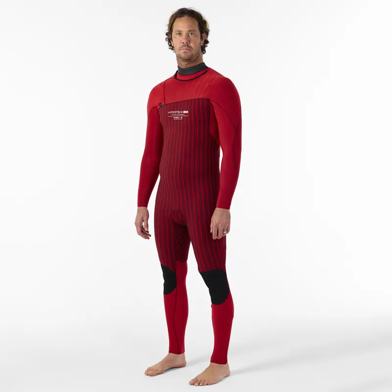 O Neill 2025 Hyperfreak Fire 5-4mm+ Chest Zip Wetsuit-7