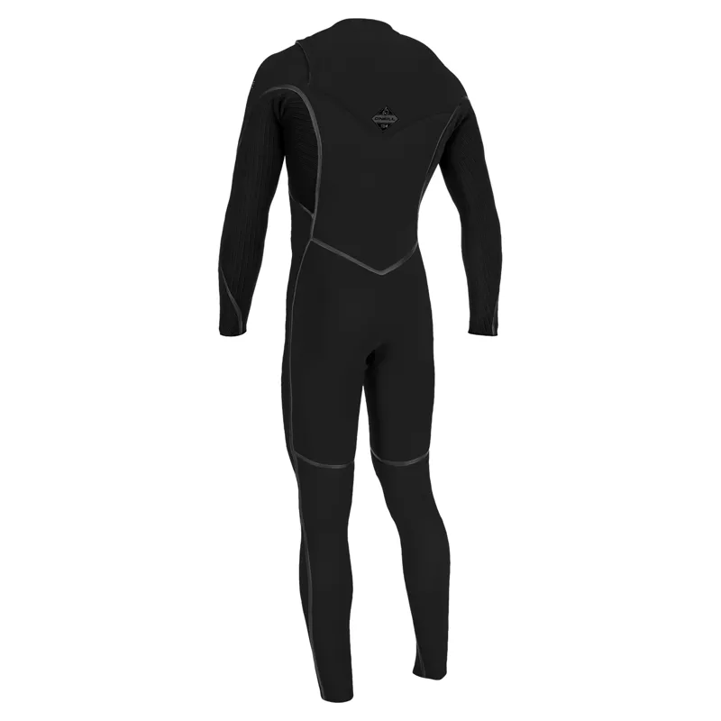 O'Neill Hyperfreak Fire 2026 4/3mm+ Chest Zip Wetsuit in Black-1