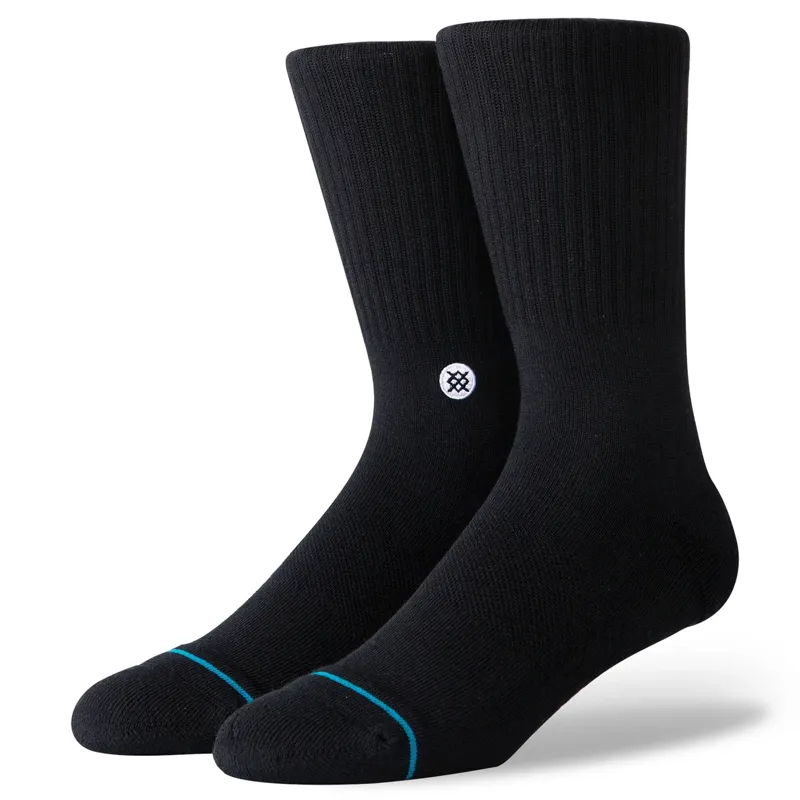 Stance Icon Crew Sock in Black/White