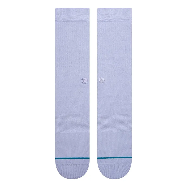 Stance Icon Crew Sock in Lilac Ice - SIZE Large-1