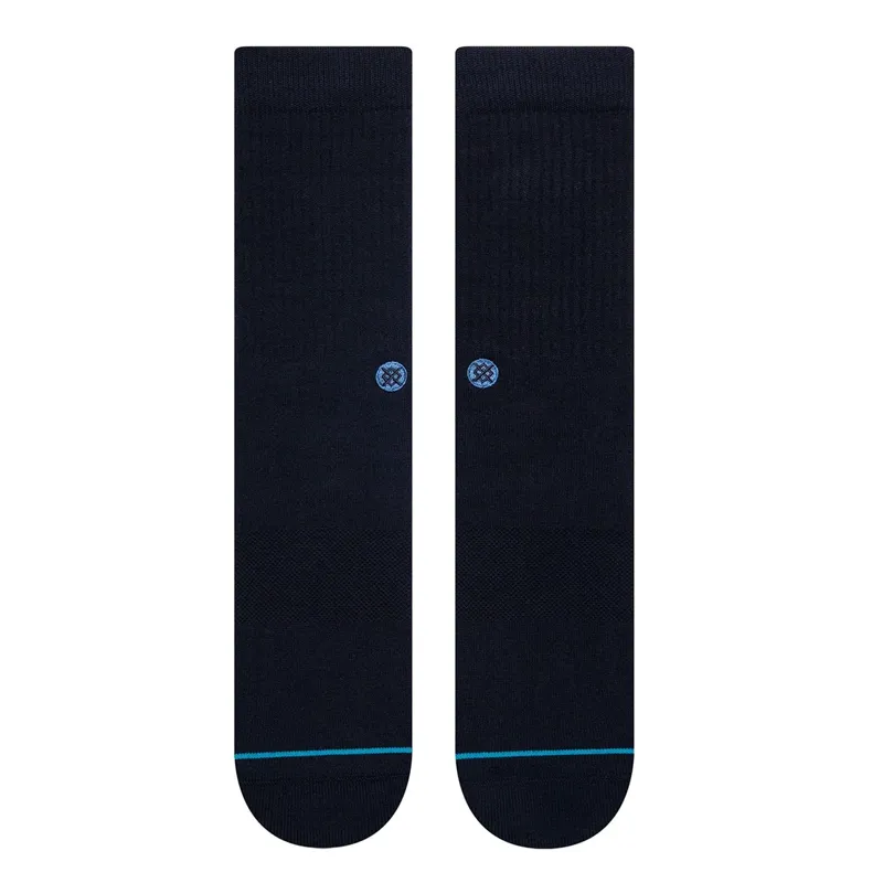 Stance Icon Crew Sock in Dark Navy - SIZE Large-1