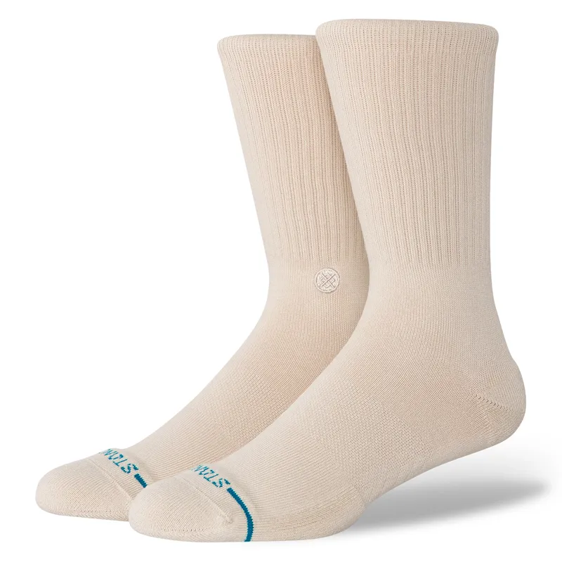 Stance Icon Crew Sock in Oatmeal