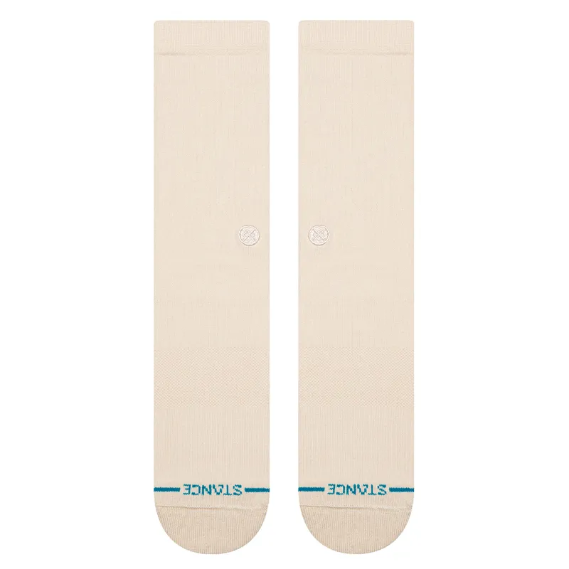 Stance Icon Crew Sock in Oatmeal-1