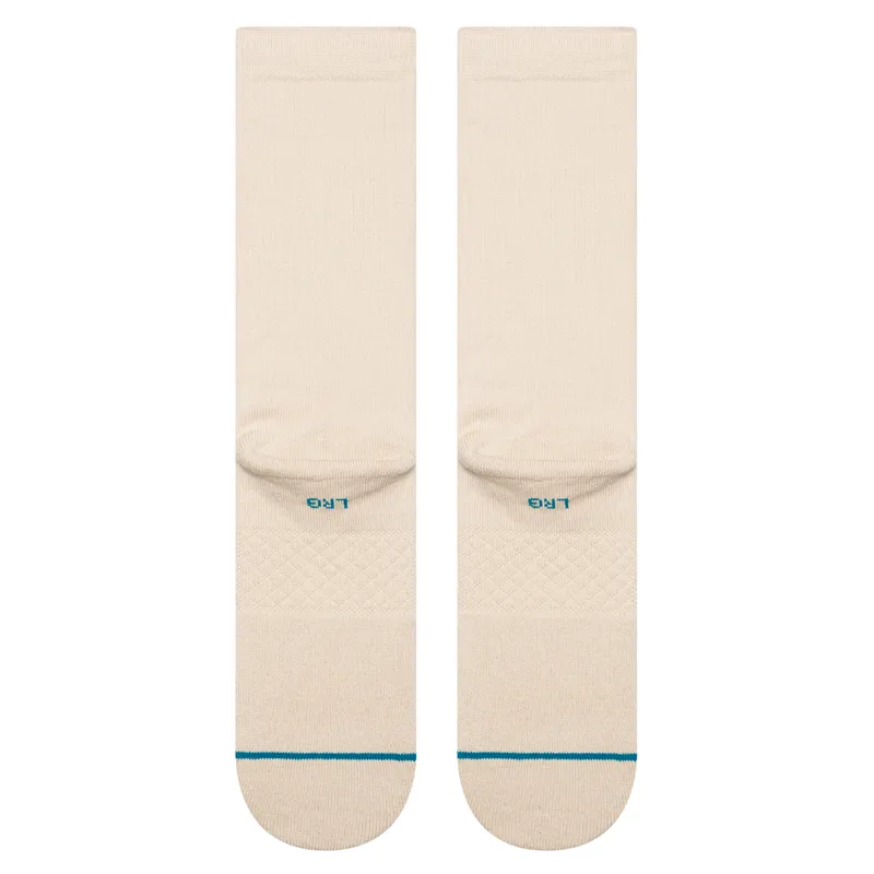 Stance Icon Crew Sock in Oatmeal-2
