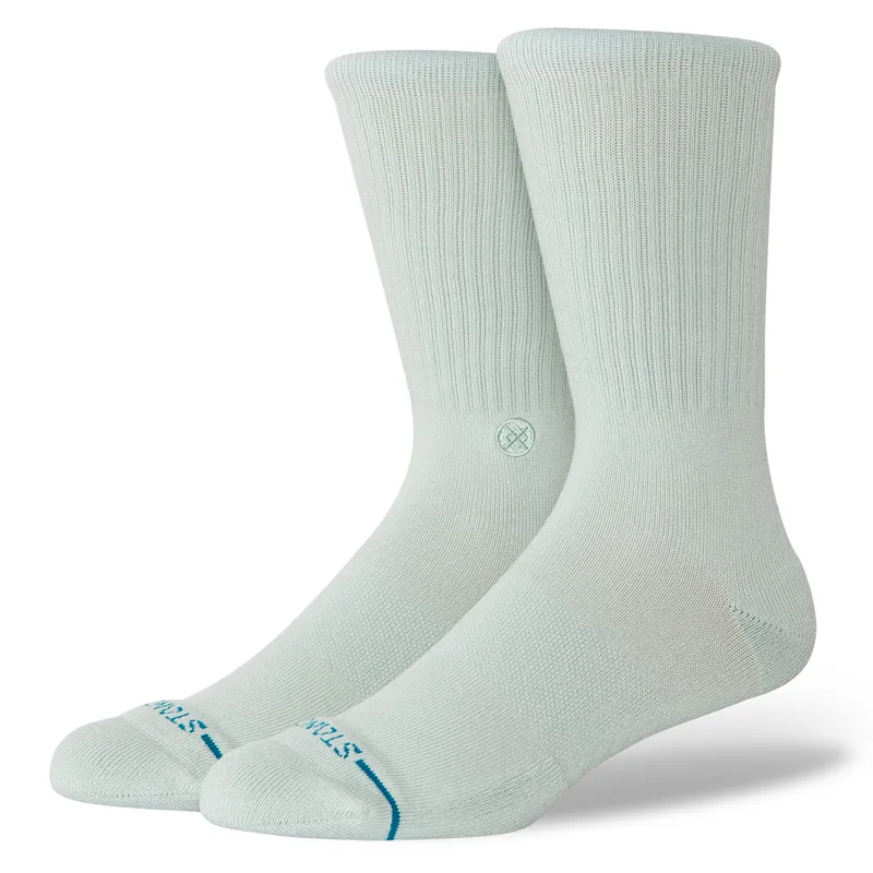 Stance Icon Crew Sock in Pale Blue
