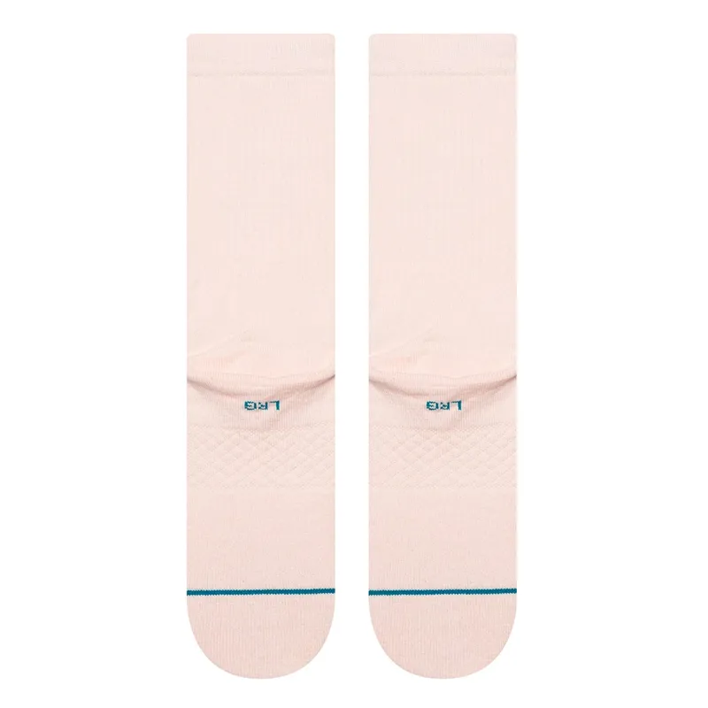Stance Icon Crew Sock in Pink - SIZE Large-2