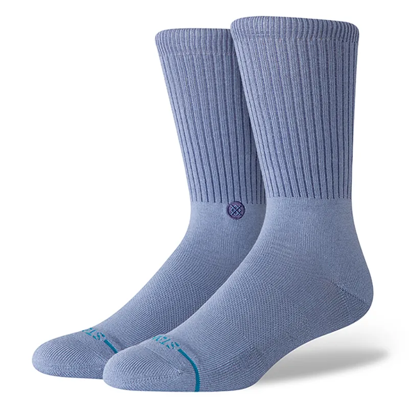 Stance Icon Pop Crew Sock in Stone Blue