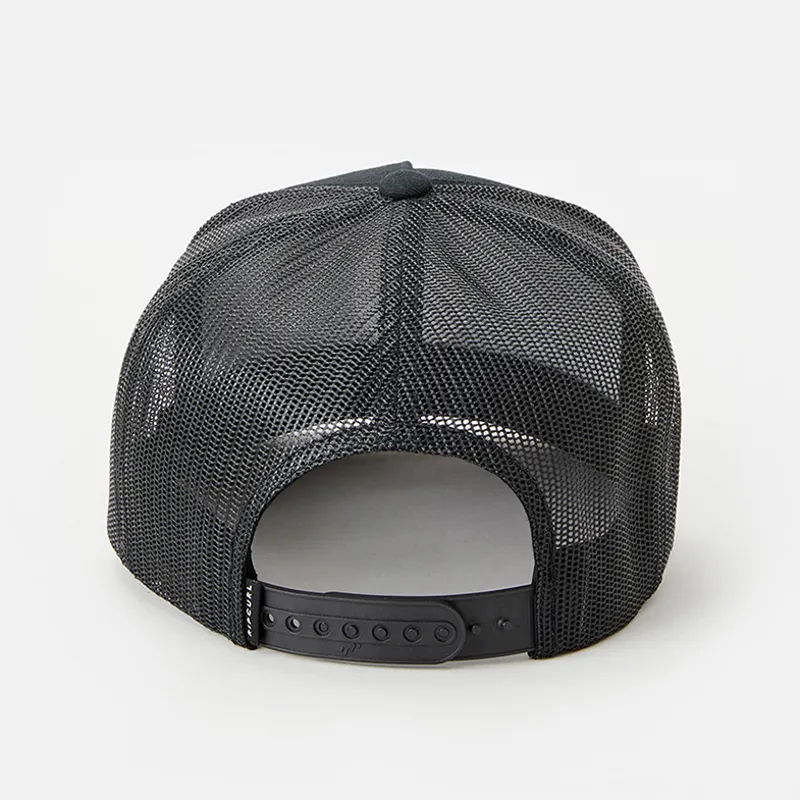 Rip Curl Icons Eco Trucker Cap in Black/White-1