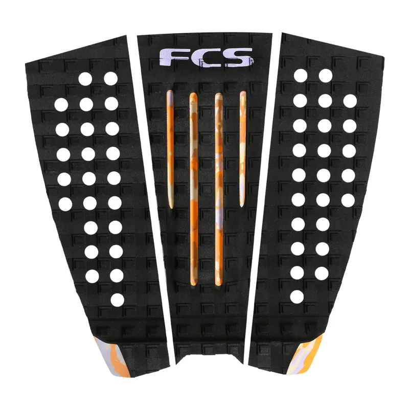 FCS Julian Wilson 3 Piece Tail Pad in Black/Multi Camo