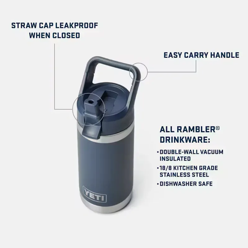 Yeti Rambler 12oz Kids Bottle in Navy-3