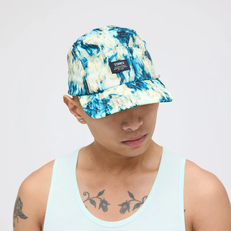 Stance Kinetic Adjustable Ripstop Cap in Teal Camo-5