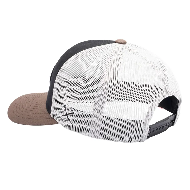 Dark Seas Laguna Cap in Black/Brown-1