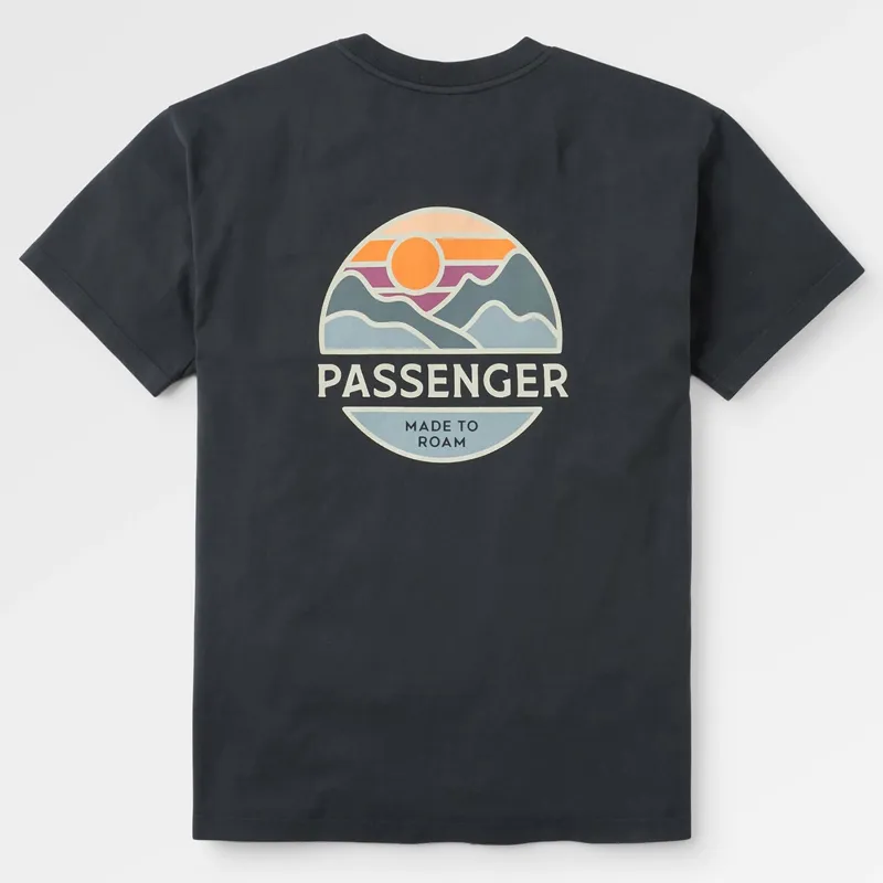 Passenger Laidback Recycled Cotton Relaxed Fit T-Shirt in Black