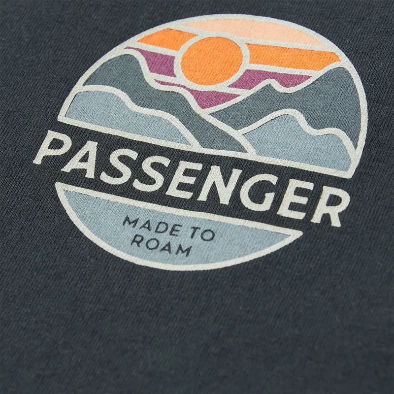 Passenger Laidback Recycled Cotton Relaxed Fit T-Shirt in Black-4