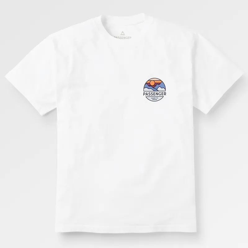 Passenger Laidback Recycled Cotton Relaxed Fit T-Shirt in White-1