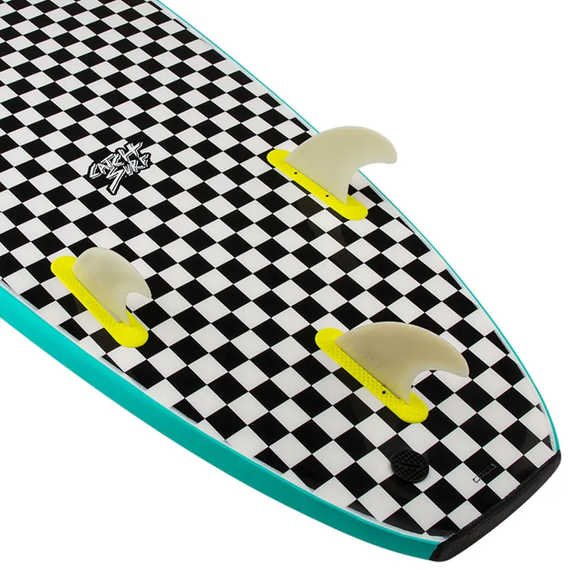 Catch Surf Odysea Log Soft Surfboard in Turquoise-2