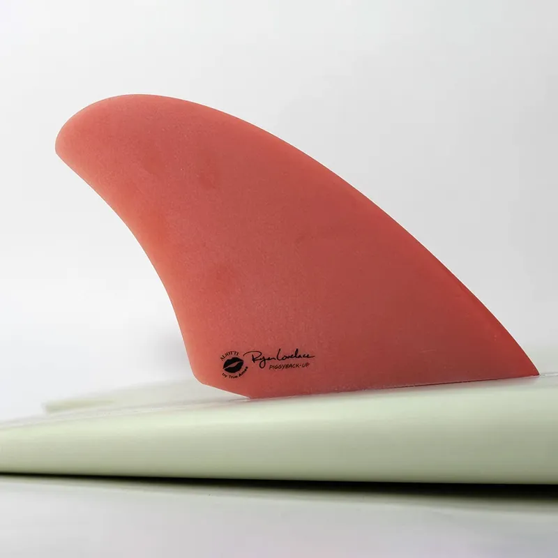 True Ames Lovelace x William Aliotti Piggyback-Up Futures Compatible Twin Fins in Dusty Rose-1