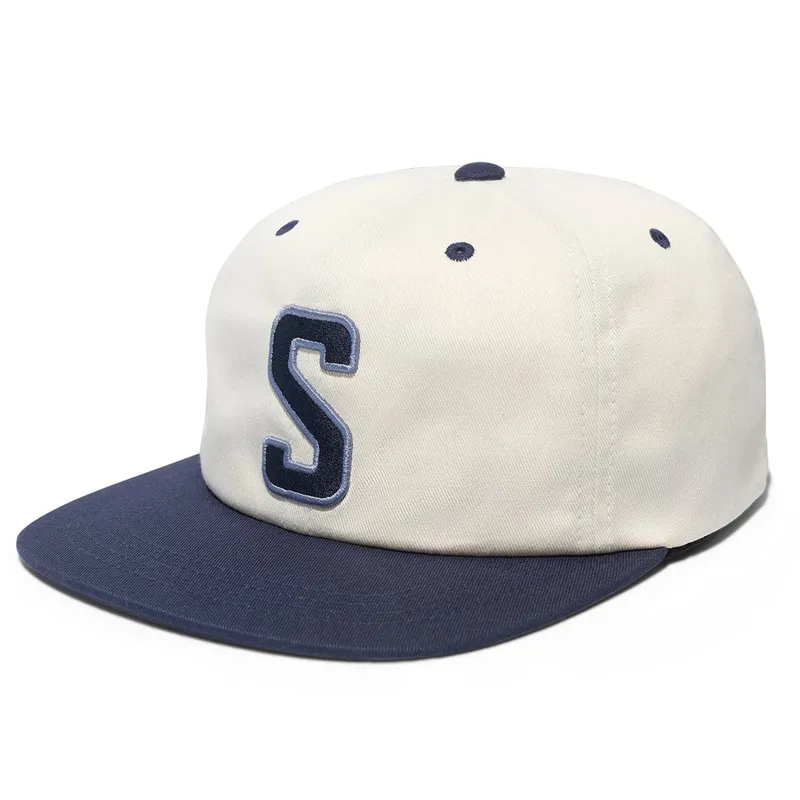 Stance Low Key Snapback Hat in Indigo
