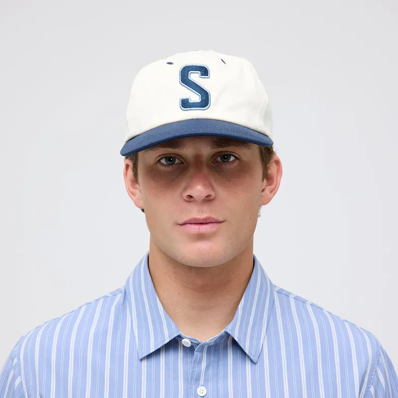 Stance Low Key Snapback Hat in Indigo-4