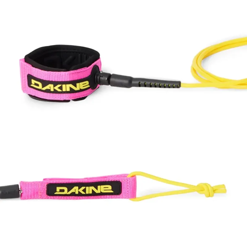 Dakine Erin Brooks Kainui Team 6ft Leash in Black Neon