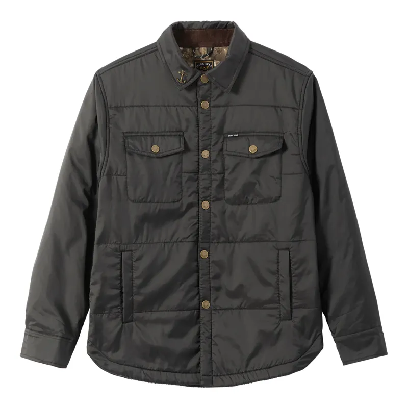 Dark Seas Machinist Nylon Jacket in Black