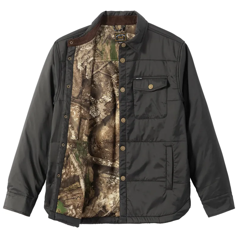 Dark Seas Machinist Nylon Jacket in Black-1