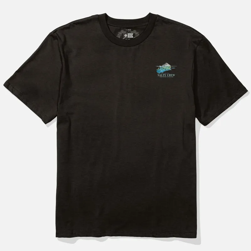 Salty Crew Mahi Surface Tee in Black-1