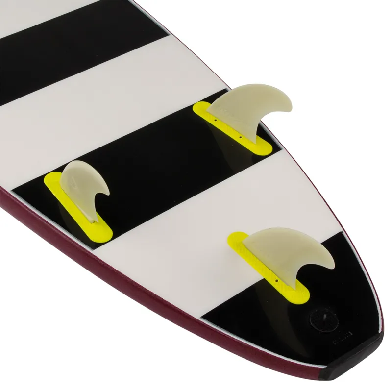 Catch Surf Odysea Log Soft Surfboard in Maroon-1