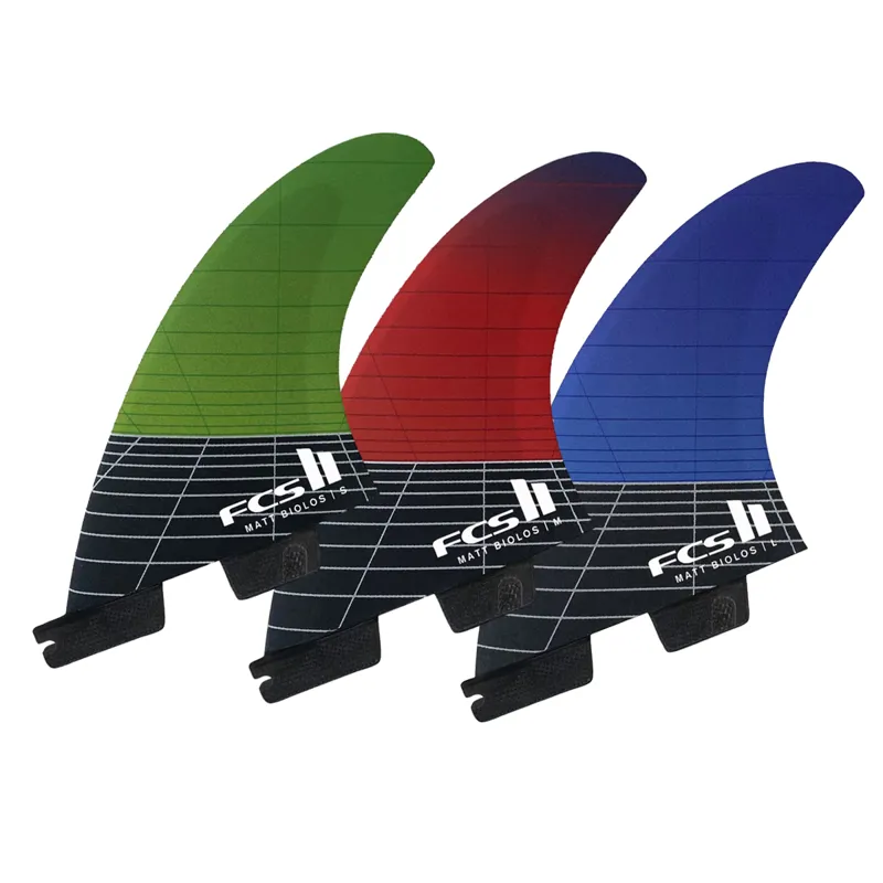 FCS II Matt Biolos PC Carbon Tri-Quad Fin Set