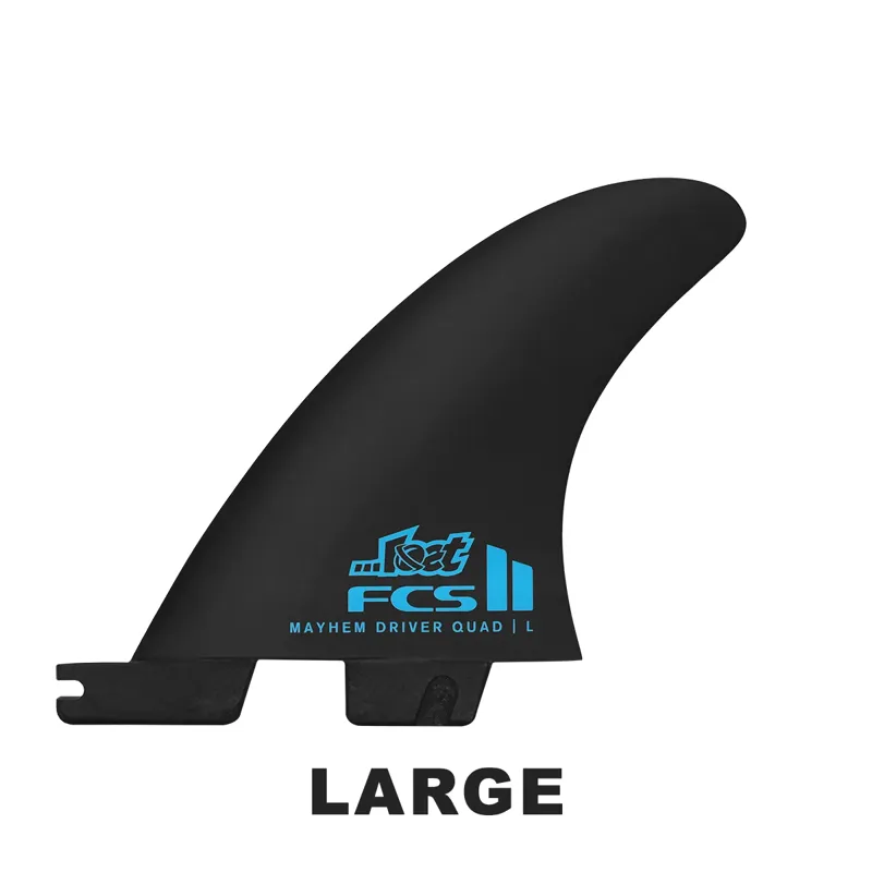 FCS II Mayhem PC Carbon Driver Quad Rear Fins -3