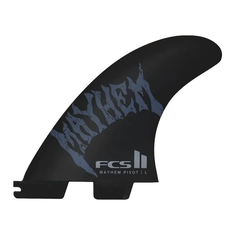 FCS II Mayhem PC Carbon Pivot Large Tri Fin Set in Marine