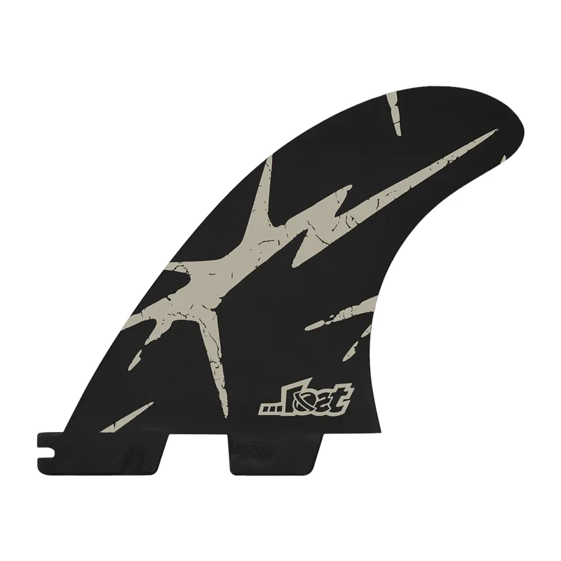 FCS II Mayhem PC Carbon Pivot Medium Tri Fin Set in Sand-1