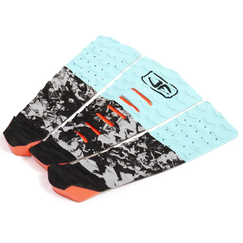 Ocean and Earth Micro Grom Tail Pad in Black-Aqua-1