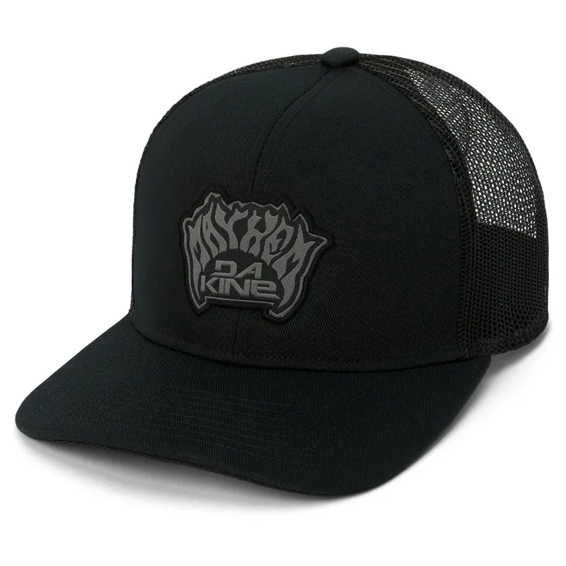 Dakine Midcrown Trucker Cap in Mayhem Black