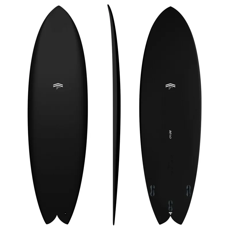 Thunderbolt Surfboards CJ Nelson Milo in Carbon - FCS2