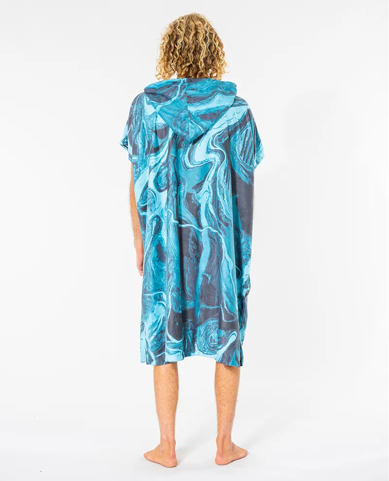 Rip Curl / Mix Up Print Hooded Towel / Pacific Blue-1