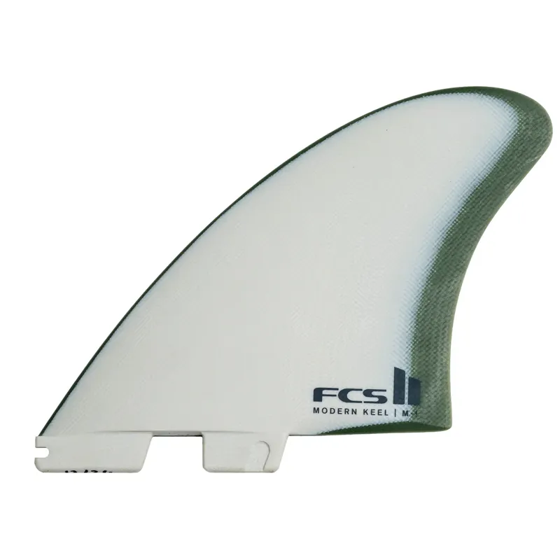 FCS II Modern Keel PG Twin Fin Set in Natural/Alpine