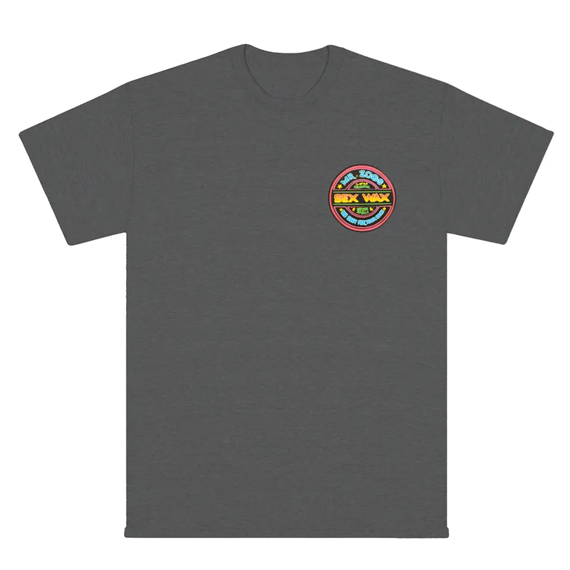 Sexwax Neon Tee in Dark Heather-1