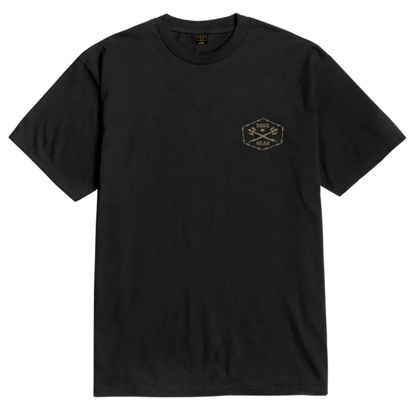 Dark Seas No Trespassing Tee in Black-1
